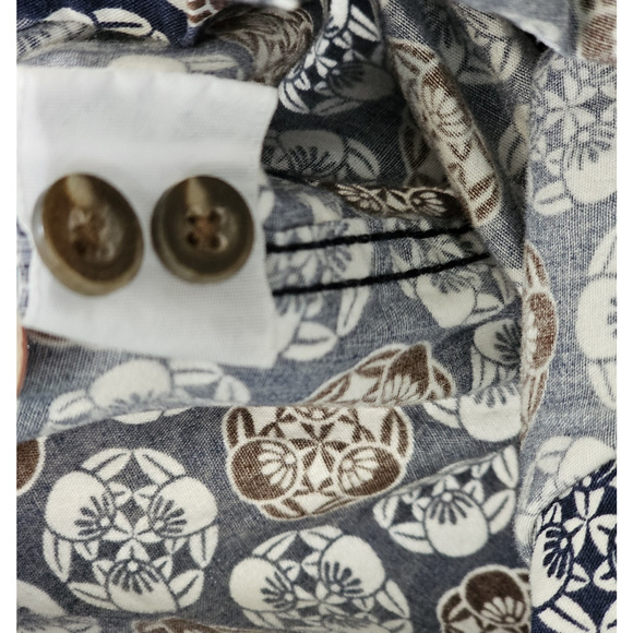 Reyn Spooner Men's Hawaiian Shirt Short Sleeve Button Up 100% Cotton Size Medium - Picture 11 of 12